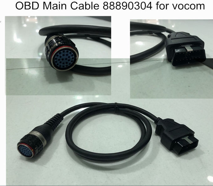 88890304 cable del OBD 16P del cable OBD2 para la herramienta de diagnóstico del camión pesado de Vocom 88890300 88894000 